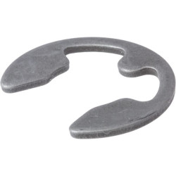 E formos spaustukas, išorinis, 10x1,1 mm, DIN6799, plienas, Kramp 679909