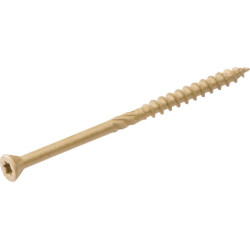 Terasos varžtas 5x40mm TX25 įleidžiamas, bronzinis DYNAPLUS DS0841601