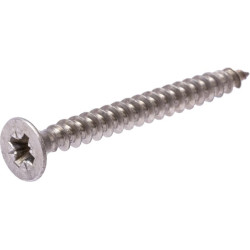 Medsraigtis 6x60 mm PZ3 įleidžiama galvute, nerūdijantis plienas Kramp SPS660RVSP100