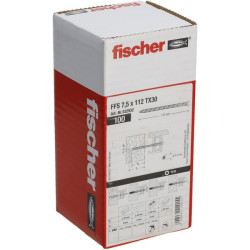 Lango rėmo varžtas FFS 7.5X112 T30 100 vnt. 532932