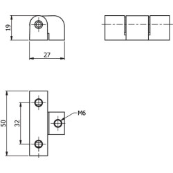 3 tipo plokščias vyris, cinko lydinys HS491875