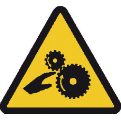 Lipdukas įspėjamasis ženklas mašinų įrangai 50x50mm Brady WB250298