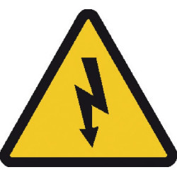 Lipdukas įspėjamasis ženklas apie įtampą 50x50mm Brady WB223307