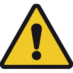 Lipdukas įspėjamasis ženklas pavojus 200x200mm Brady WB250226