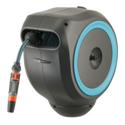 Prie sienos tvirtinama žarnos dėžė RollUp S, 15 m 1/2" su purkštuvu GA18600