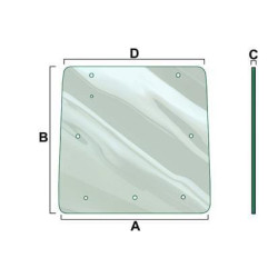 Massey Ferguson 3125 VPM7160 stiklas