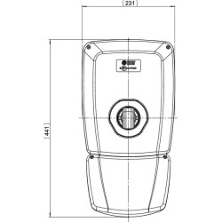 Case - IH Luxxum 100 Stage V 7135050AM padalintas veidrodis