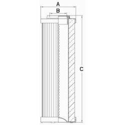 Massey Ferguson 5S.115 StageV, Dyna4 (MB047022-) R3062106 Hidraulinis filtras