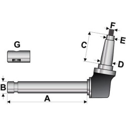 Massey Ferguson 765 1947-1965 VPJ1000 Kairysis velenas