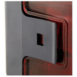 Massey Ferguson 274S 2SD002582021 Galinis žibintas RH stačiakampis, 12/24V, raudona/oranžinė, užsukamas, 170x62x75mm, Hella