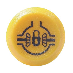 Massey Ferguson 3070 11130420PN Stumdomas jungiklis, diferencialo užraktas, apvalus, geltonas