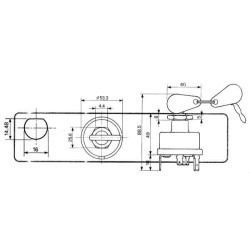 Massey Ferguson 3075 14188000 Uždegimo jungiklis 1-2-3-4, Cobo