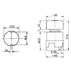 Massey Ferguson 690 23109000 Šviesos jungiklis