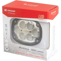 Case - IH Magnum 340CVT - Engine tier 4A, (ES) 2/13-12/14 LA10433 Darbinis LED žibintas, 30 W, 3000 lm, ovalus, “Kramp