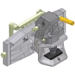 Case - IH Magnum 340PST - Engine tier 4A, (ES) 3/11-12/14 8005155 Priekabos sukabinimo įtaisas 389 mm