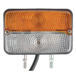 Massey Ferguson 384 04129000 Krypties ir padėties apšvietimas Halogeninis, priekinis/galinis, stačiakampis, raudonas/gintarinis/