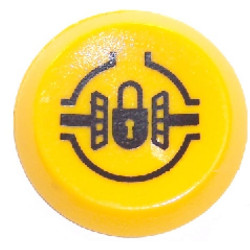 Massey Ferguson 394 11245270PN Stumdomas jungiklis, diferencialo užraktas, apvalus, geltonas