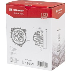 Case - IH Magnum 310 CVT - 4B CVT 01/18- LA10429 Darbo šviesa LED, 40W, 4800lm, apvali, potvynio, Kramp