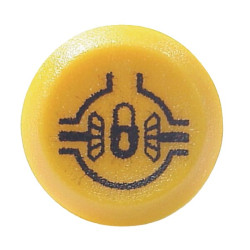 Massey Ferguson 3330 11175120PN Stumdomas jungiklis, diferencialo užraktas, apvalus, geltonas