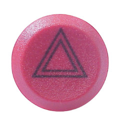 Massey Ferguson 3425 11105130PN Stūmoklinis jungiklis, pavojaus žibintai, apvalūs, raudoni