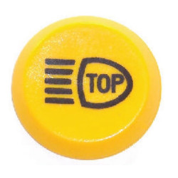 Massey Ferguson 3645 11130300PN Stūmoklinis jungiklis, viršutiniai žibintai, apvalūs, geltoni