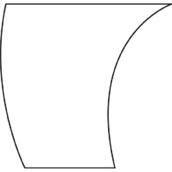 Massey Ferguson 4320 D6937 Priekinis stiklas apatiniame dešiniajame kampe