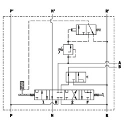 Massey Ferguson 4365 SVA19013 Valdymo vožtuvas 5/4 Kontak