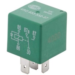 Case - IH 4210 4RD933332371 Relės pagrindinė srovė 30/40A, 12V, 5 kontaktų su sloKaištisimo diodu