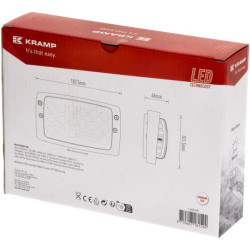 Massey Ferguson 5335 LA80300 Darbinis šviesos diodas, 27W, 3375lm, stačiakampis, 10-30V, baltas, AMP kištukas, Combo, 18 LED, Kr