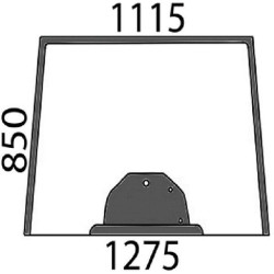 Massey Ferguson 5410 4282184M1N priekinis stiklas