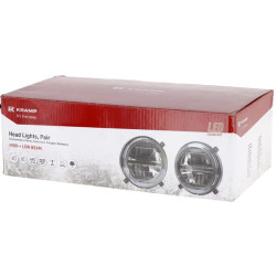 Massey Ferguson 5475 LA80055 priekiniai žibintai LED, 22/21W, apvalūs, 9-36V, Ø140mm, tolimosios / artimosios šviesos, H4 jungti