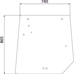 Massey Ferguson 5480 4272760M1N Galinis langas