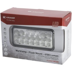 Case - IH Maxxum 130 LA10420 Darbo lemputė LED, 54W, 4100lm, stačiakampė, potvynio, Kramp