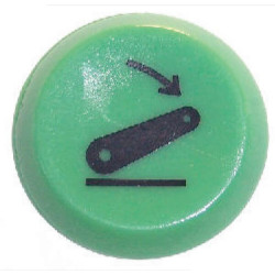 Massey Ferguson 6475 11245640PN Stūmimo jungiklis, apatinė trauklė, apvali, žalia