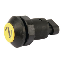 Massey Ferguson 7497 11901007PN Stūmimo jungiklis, apatinė trauklė, apvali, geltona