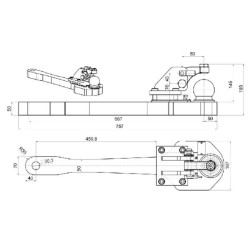 Massey Ferguson 8460 009603130A11 Nešimo plokštė 80 mm