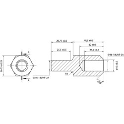 Massey Ferguson 240 818017M1N Rato varžtas