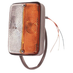 Massey Ferguson 275 03151000 Krypties ir gabarito žibintas LH Halogeninis, priekis, stačiakampis, 12V, gintaro spalvos/skaidrus,