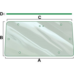 Massey Ferguson 372N VPM7159 stiklas