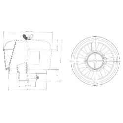 Massey Ferguson 350 PBH001251 Pirminis valiklis Donaldson