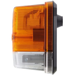 Massey Ferguson 360 2BE003014251 Krypties ir gabaritinis apšvietimas 21W, kvadratinis, 12V, gintaras/skaidrus, užsukamas, 84x84m