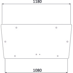 Massey Ferguson 398 D6908A galinio lango viršutinė dalis
