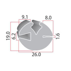 Massey Ferguson 560 CA8536 H tipo stiklo guma