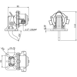 Massey Ferguson 560 4222121M91KR kuro siurblys