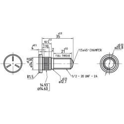 Massey Ferguson 135 181328M1N Rato varžtas