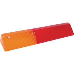 Massey Ferguson 293 02350200 Šviesus objektyvas, raudonas/skaidrus/gintarinis, stačiakampis galinis/kairės Cobo