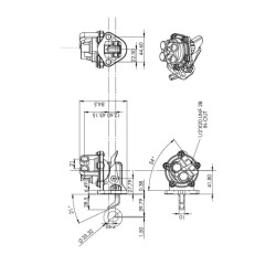 Massey Ferguson 254S 2641A063KR degalų siurblys Perkins