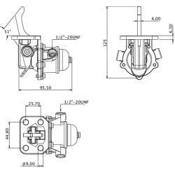 Massey Ferguson 1114 2641A056KR Kuro siurblys Perkins