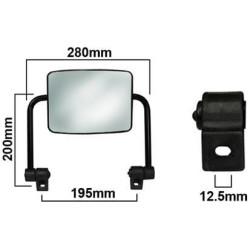 Massey Ferguson 2640 VLD1056 Plokščias veidrodis