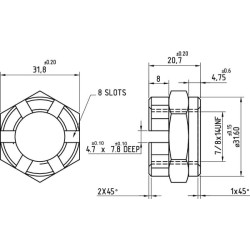 Case - IH Maxxum 115X 82895302N Rato veržlė